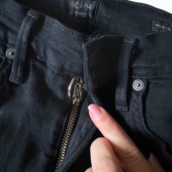 Citizens of Humanity Rocket High Rise Skinny in Plush Black - Picture 7 of 10